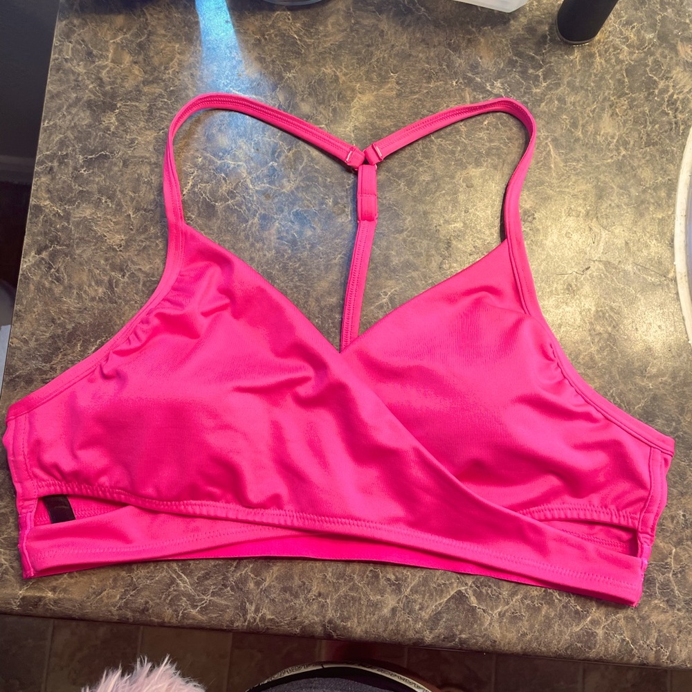 Hot Pink Victoria Secret Pink Sports Bra Large